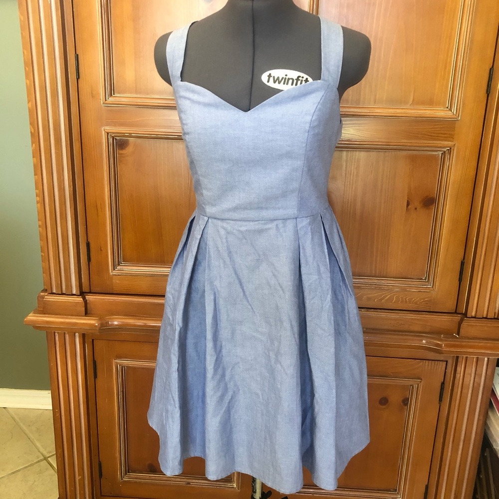 Lauren James Chambray Dress with pockets!